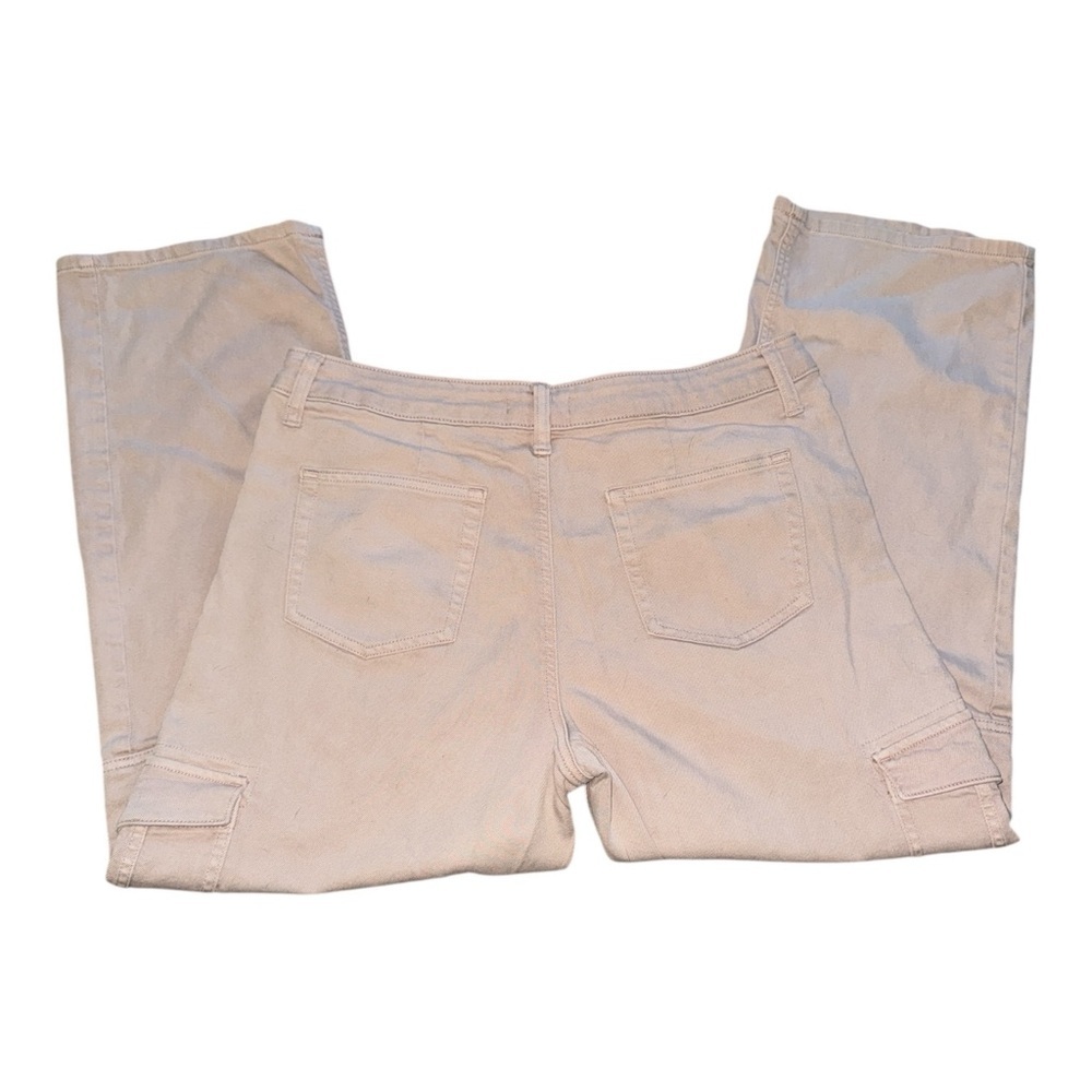 Edgely Light Pink Denim Cargo Pants Size 16S Pinterest Aesthetic Indie Sleaze - Picture 3 of 5